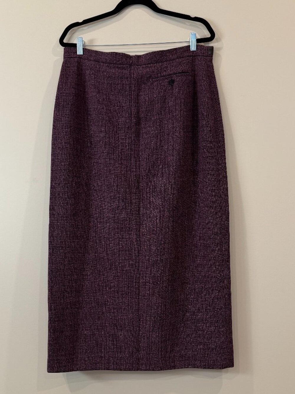 Jessica Petites Pencil Skirt Purple Black 16P - Picture 5 of 8